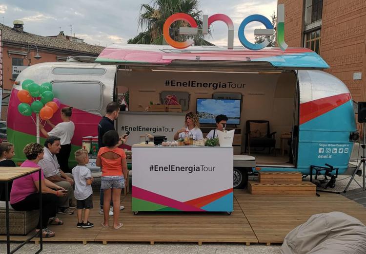 Sostenibilità: Enel Energia Tour a Fidenza, protagonista la Torta fritta