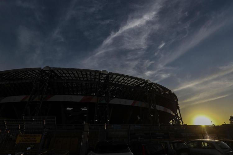 Lo stadio San Paolo (foto Fotogramma)