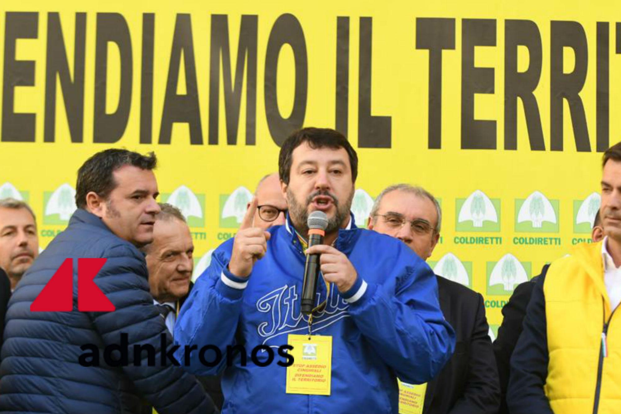 Matteo Salvini (Foto AdnKronos)