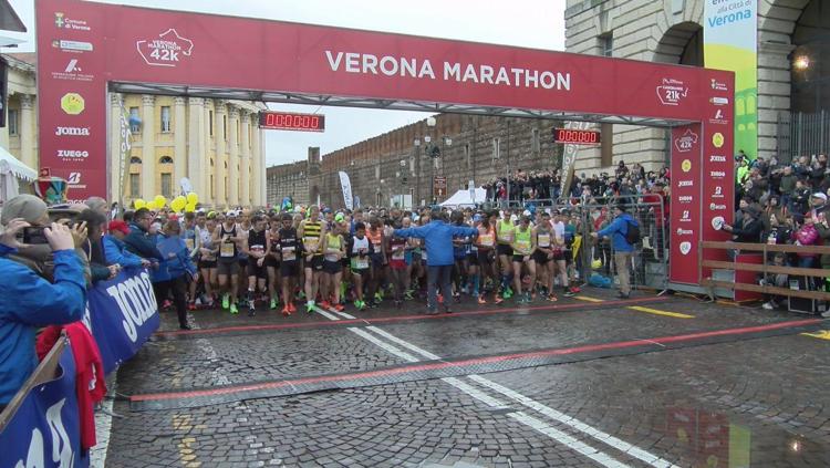 Due le squadre di GSK Italia che hanno partecipato alla Verona Marathon