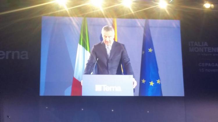 Terna: Dukanovic, 'grande giorno per Italia e Montenegro, grande progetto per 21 secolo'