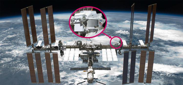 Ams-02 e la Stazione Spaziale Internazionale (Foto ESA) 