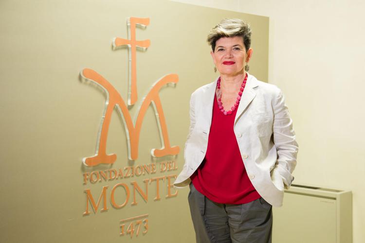 Il presidente della Fondazione del Monte, Giusella Finocchiaro (Foto Fdm/A. Ruggeri)