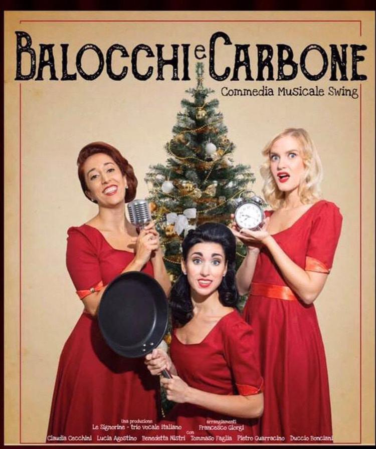 Le Signorine, trio  vocale swing, in scena il 31 dicembre allo 'Spazio' romano, diretto da Manuel Paruccini 