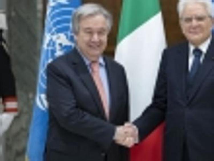 Mattarella and Guterres hold talks in Rome