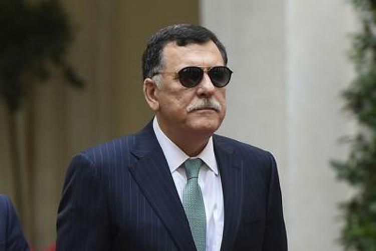 Il premier libico Fayez Serraj (Fotogramma)