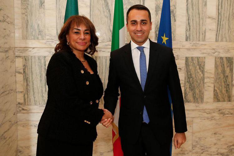 Di Maio receives Arab League ambassador's credentials