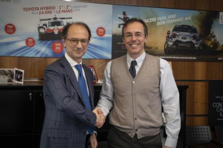 Massimo Quaglini a.d. Edison Energia - Mauro Caruccio a.d. Toyota Motor Italia
