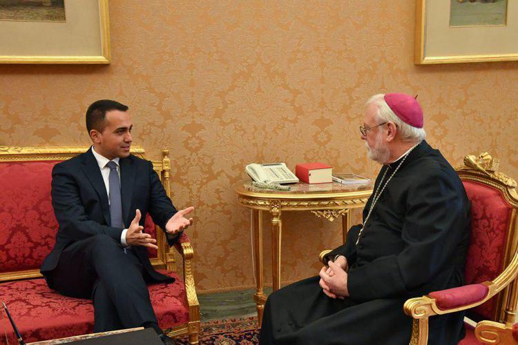 Di Maio meets Vatican counterpart
