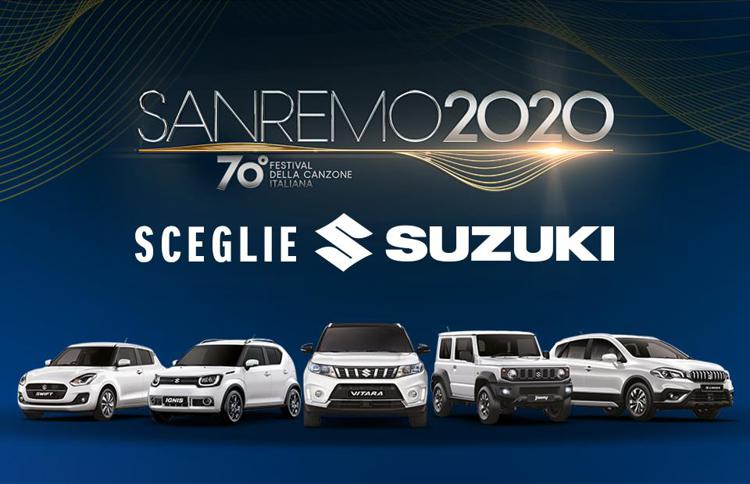 Suzuki scelta come auto ufficiale Sanremo 2020