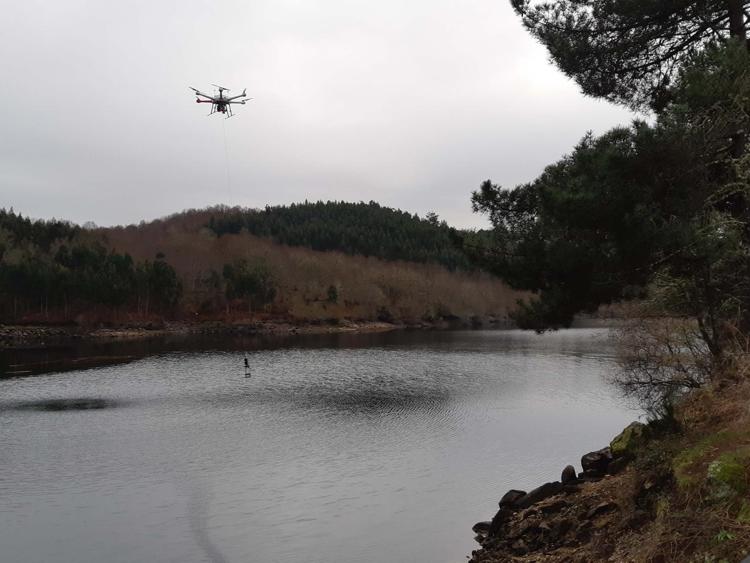 Innovazione: Indra testa l'eco-drone per la protezione di fiumi e coste