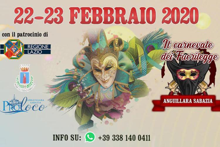 Carnevale: carri e maschere ad Anguillara Sabazia per 'Il Carnevale dei Fuorilegge'