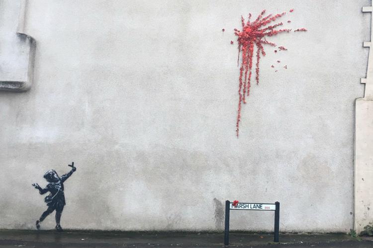 Banksy 'rivendica' il murales di Bristol