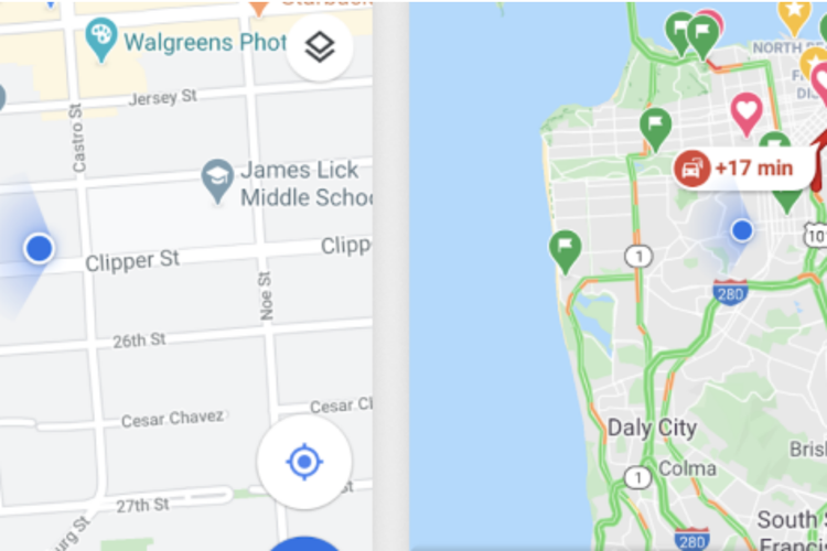 Google Maps compie 15 anni, nuovo look e 5 sezioni in più
