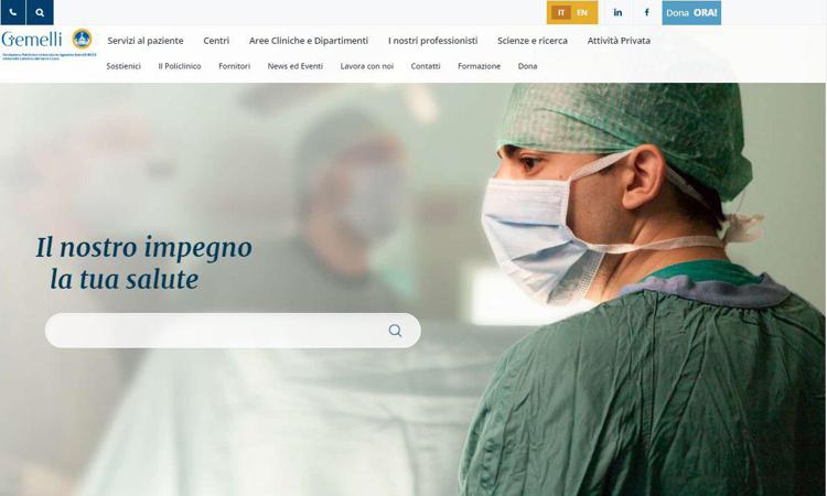 Online il nuovo sito della Fondazione Policlinico Universitario Agostino Gemelli IRCCS, redesign della digital agency Keyformat