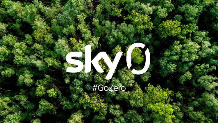 Sostenibilità: Sky, zero emissioni nette di carbonio entro il 2030