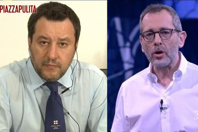 Salvini e video 'Aprire tutto', botta e risposta Morisi-Formigli