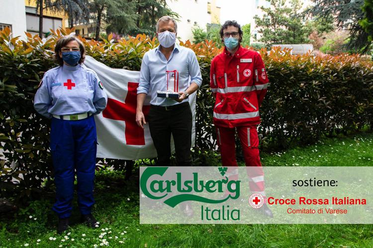 Coronavirus: Carlsberg Italia sostiene comitato Varese Croce Rossa Italiana