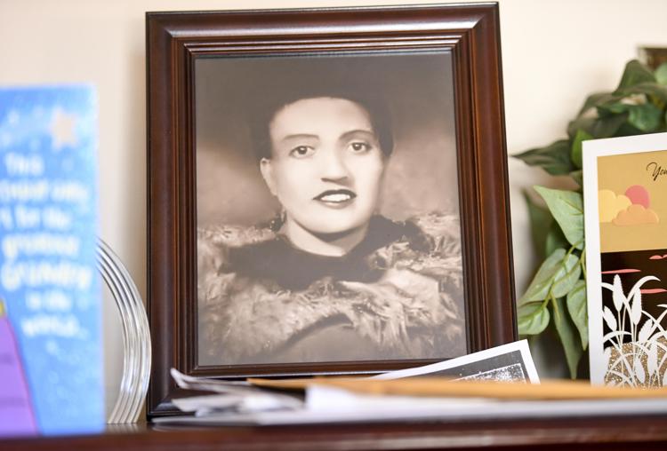 A photo of Henrietta Lacks sits in the living room of her grandson Ron Lacks, 57, in Baltimore last year. MUST CREDIT: Washington Post photo by Jonathan Newton - The Washington Post