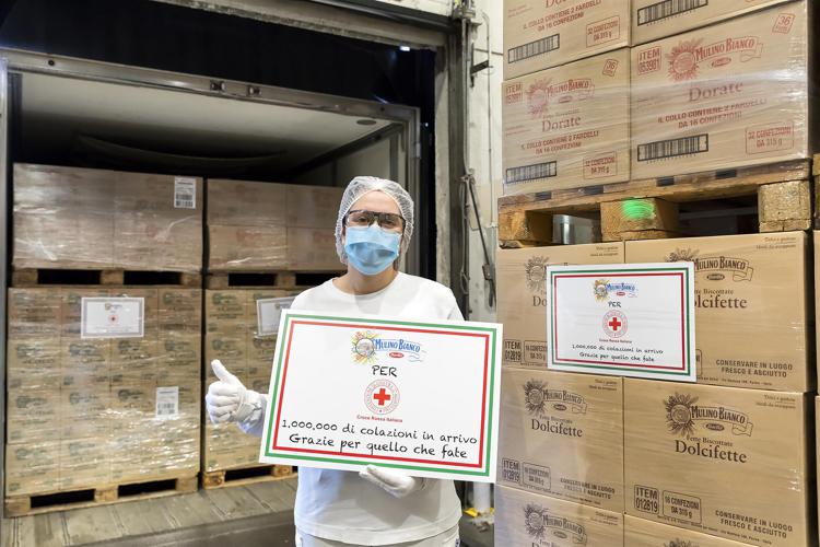 Coronavirus: Mulino Bianco, 1 mln colazioni donate a Cri, aiuto a chi è in difficoltà
