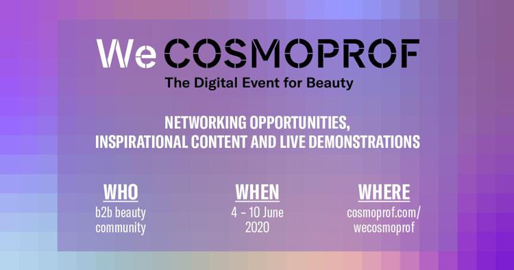 Cosmoprof Worldwide Bologna a supporto beauty con Wecosmoprof