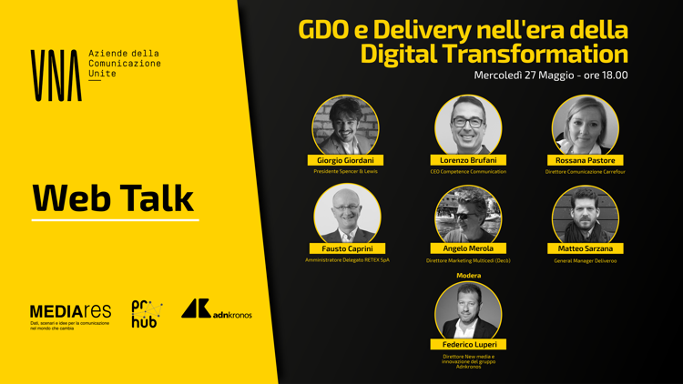 Incontro UNA - PRHUB: GDO e Delivery nell'era della Digital Transformation