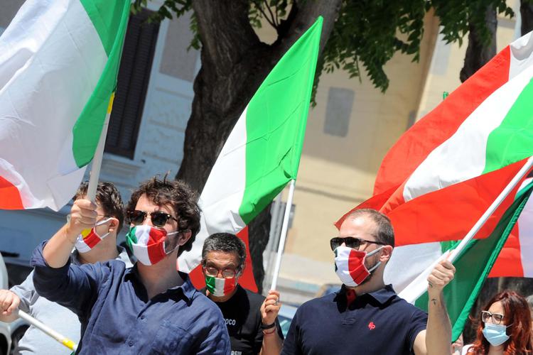 Coronavirus: ‘mascherine tricolori’ sabato in piazza a Roma contro Dpcm e ipotesi lockdown