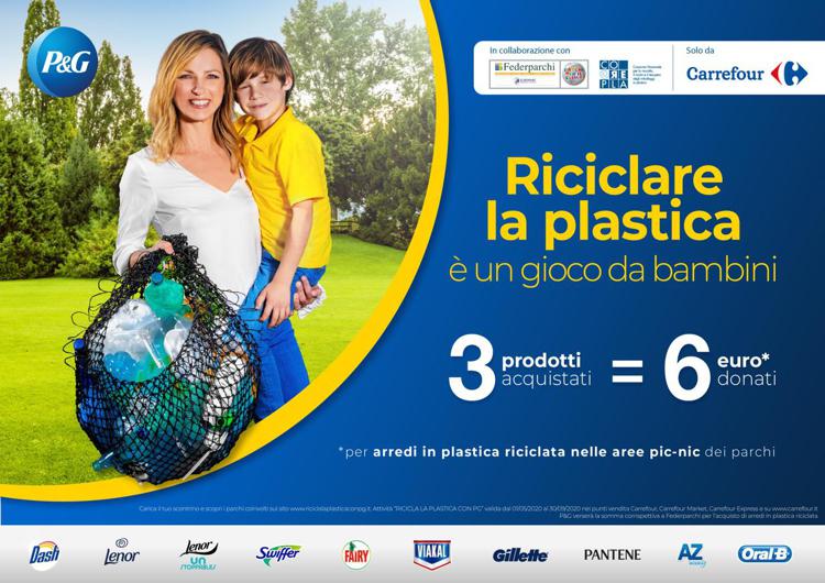 Sostenibilità: P&G con Corepla, campagna a favore di Federparchi