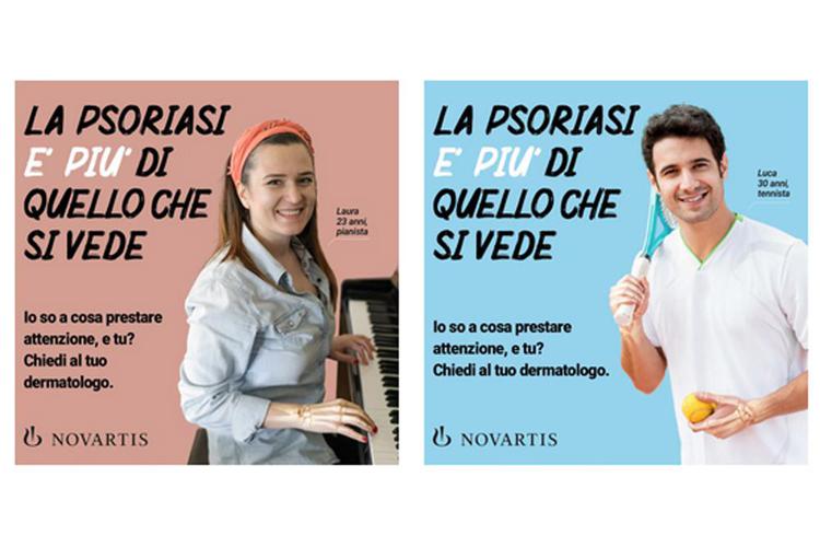'Psoriasi è più di quello che si vede', nuova campagna Novartis