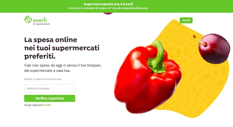E-grocery: Supermercato24 diventa Everli e lancia la scalata al mercato europeo