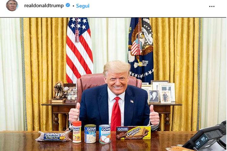 (Foto dal profilo Instagram di Donald Trump)