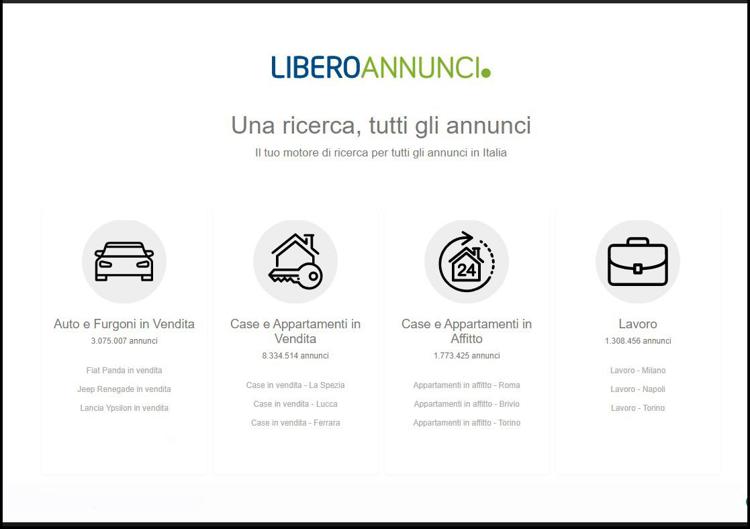 Italiaonline: al via Libero Annunci, motore ricerca per tutti annunci d'Italia