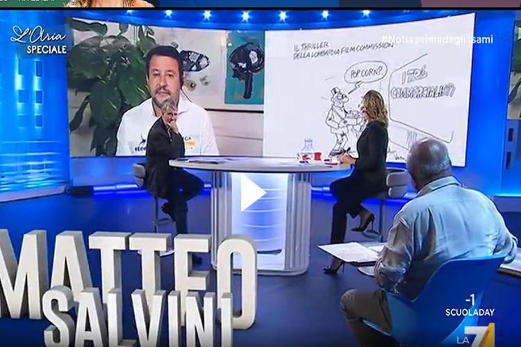 Salvini vs Vauro: 
