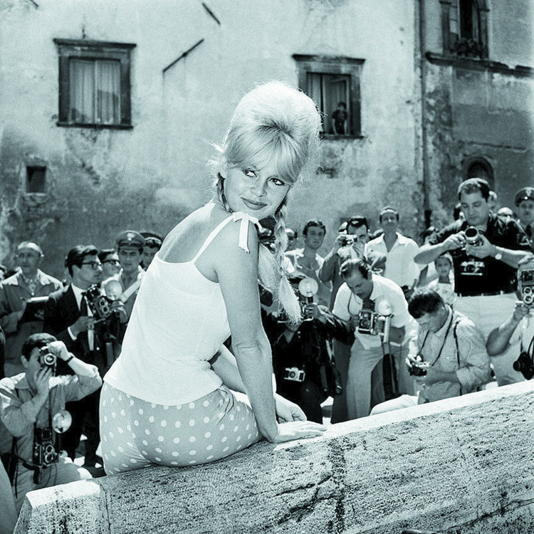 Foto di Marcello Geppetti © MGMC. Brigitte Bardot a Spoleto. Giugno 1961