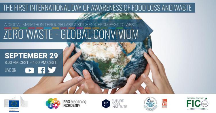 Alimenti: Giornata contro lo Spreco, il 29 settembre la maratona virtuale