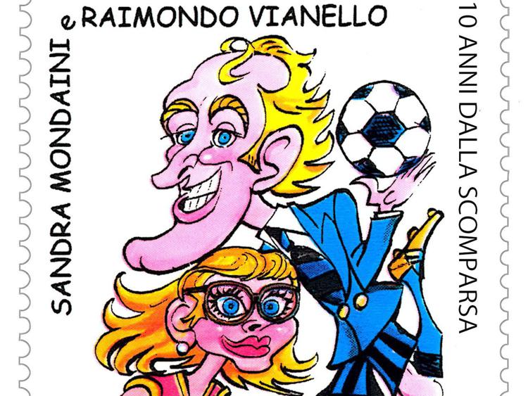 Un francobollo per Sandra e Raimondo