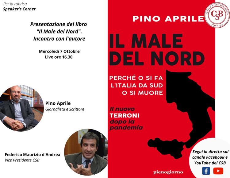 Rubrica Speakers’ Corner con Pino Aprile