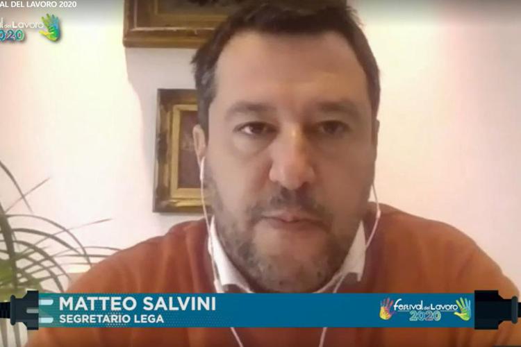 Coronavirus: Salvini, 'lavoro da tutelare con unico ammortizzatore sociale'