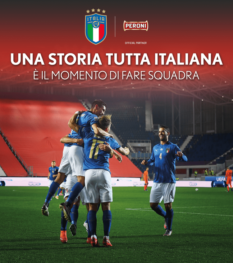 Calcio: Peroni torna a sponsorizzare la Nazionale