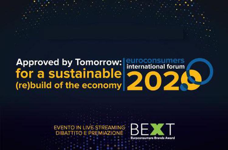 Forum Internazionale 2020 Euroconsumers su (ri)costruzione sostenibile economia