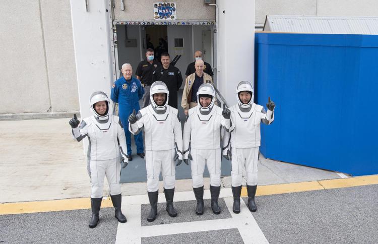 I quattro astronauti della Crew-Dragon1  -  (Foto Nasa)
