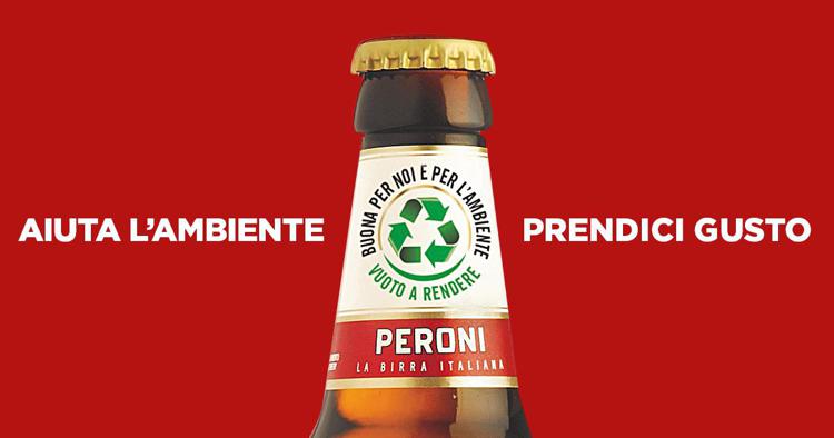 Sostenibilità: Birra Peroni lancia la nuova bottiglia Uni per l'ambiente