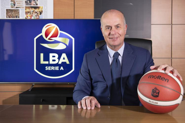 Il presidente della Lega Baket Serie A Umberto Gandini - Uff. st.