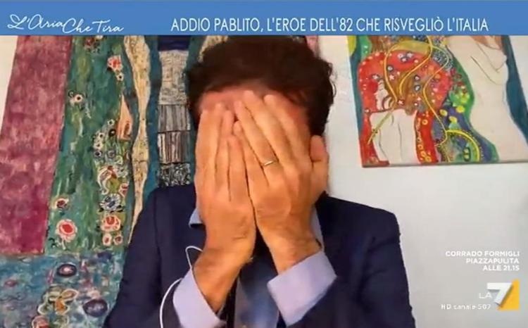 Paolo Rossi, le lacrime di Dino Giarrusso in video