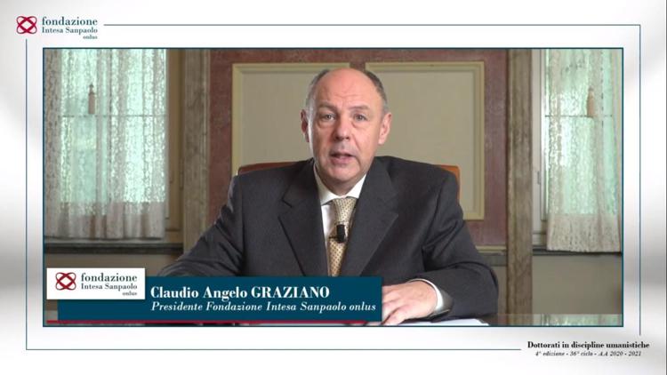 Claudio Angelo Graziano, presidente della Fondazione Intesa Sanpaolo Onlus