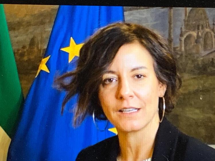 La ministra dell'Innovazione tecnologica e digitalizzazione, Paola Pisano (Foto da Video istituzionale MID) 