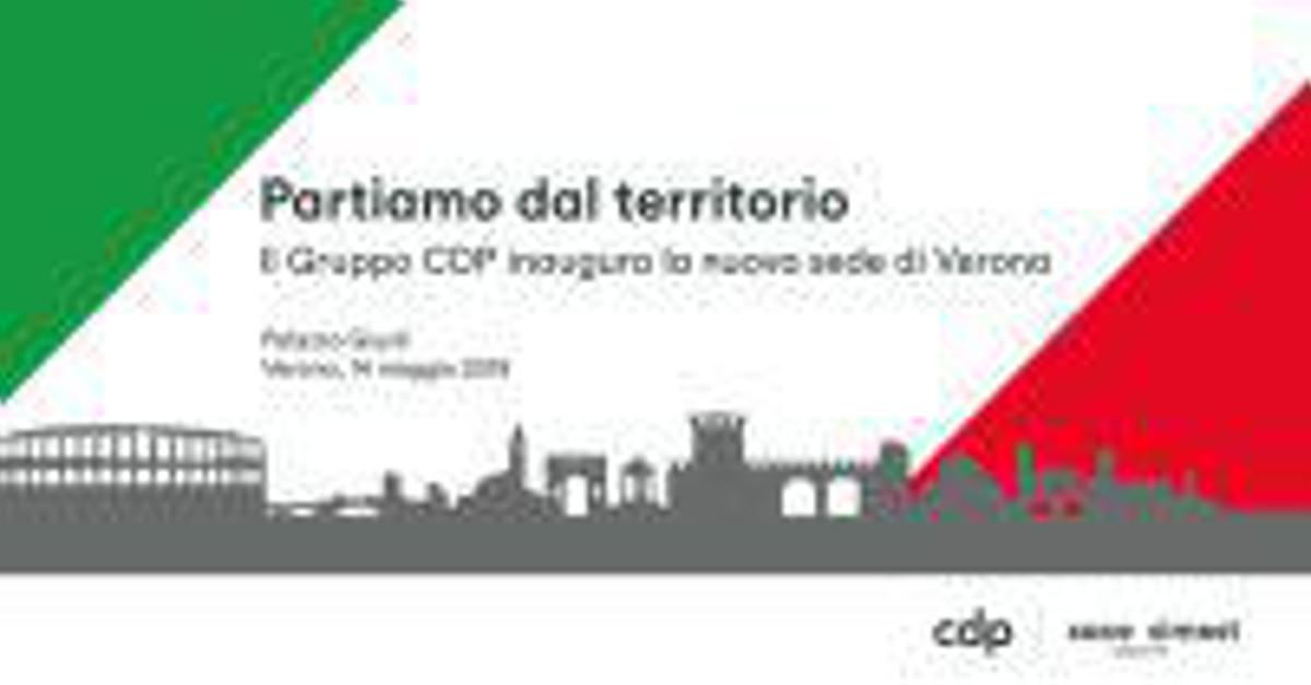 Gruppo CDP inaugura nuova sede a Verona
