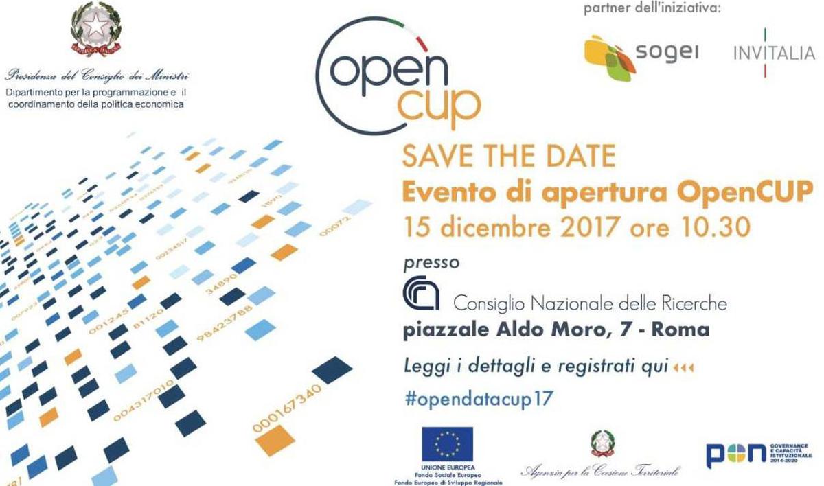 Gli open data e gli investimenti pubblici, il progetto OpenCUP