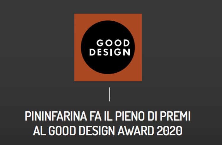 Quattro premi per Pininfarina ai Good Design Award 2020