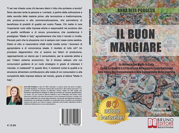 Bruno Editore pubblica Anna Rita Poddesu, Il Buon Mangiare: il Bestseller su come valorizzare i prodotti Made In Italy